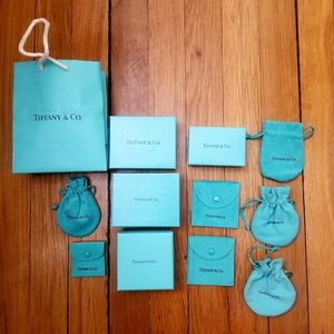 Tiffany bag and boxes- various sizes